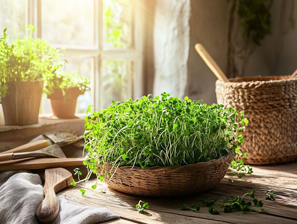 Microgreens in Summer: Harvesting and Storage Tips