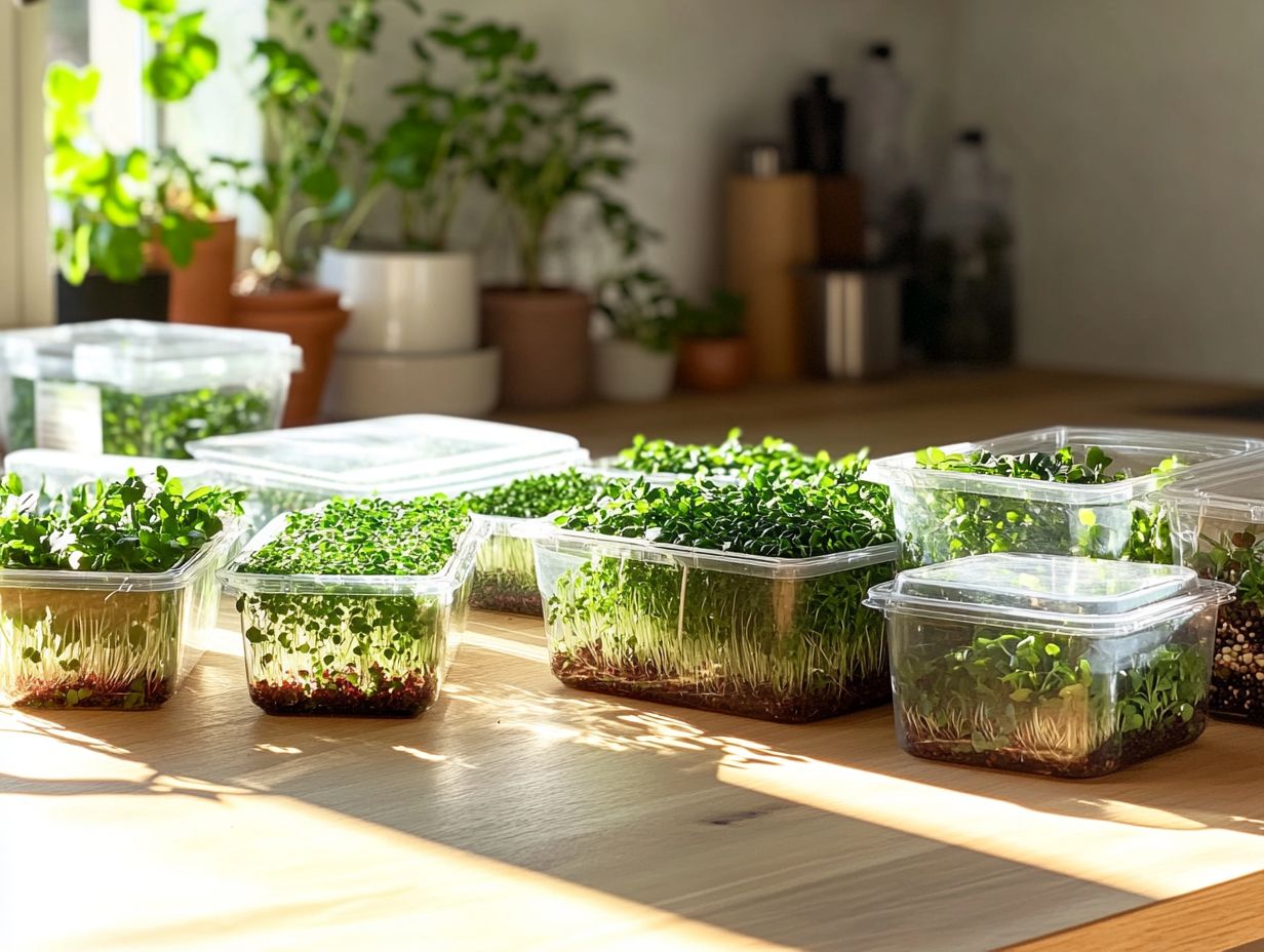 How to Store and Transport Microgreens for Market or Delivery