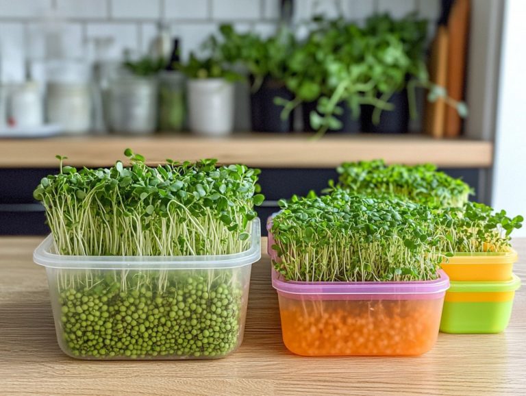 Microgreens Storage: Glass vs. Plastic Containers