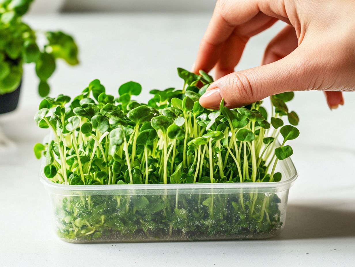 Comparison of microgreens and other superfoods for skin health