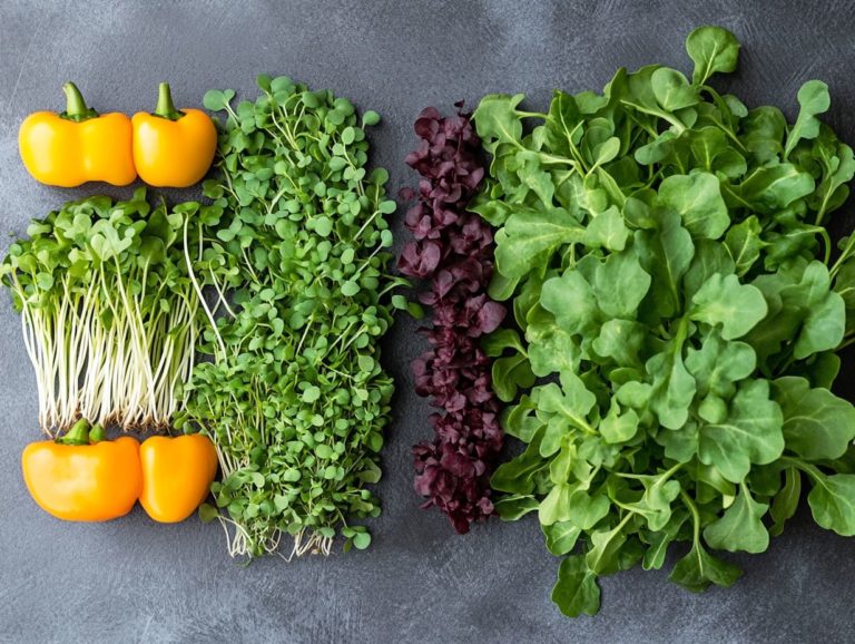 Microgreens vs. Regular Vegetables: A Nutritional Comparison