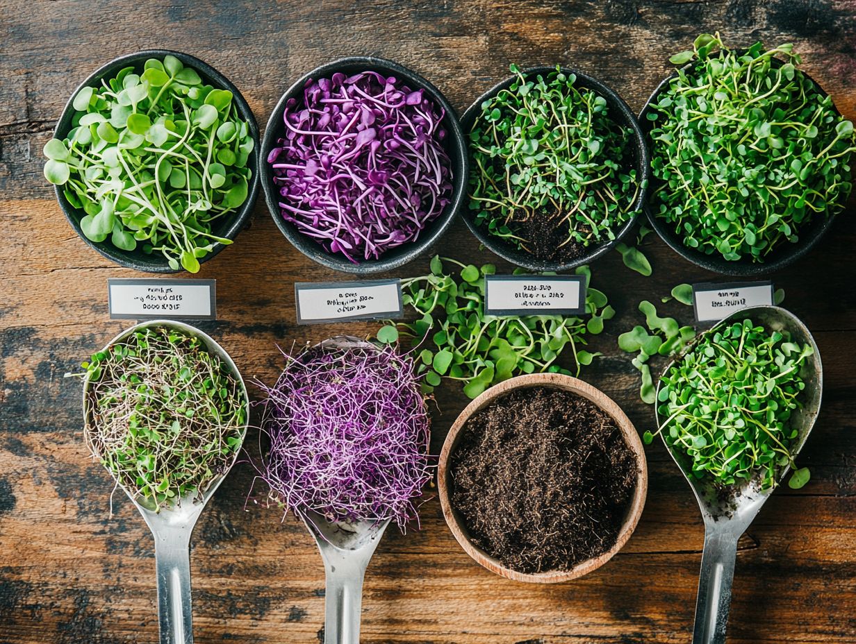 Top Microgreen Varieties and Their Nutrient Profiles