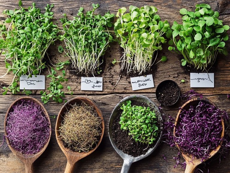 Nutrient Comparison of Popular Microgreen Varieties