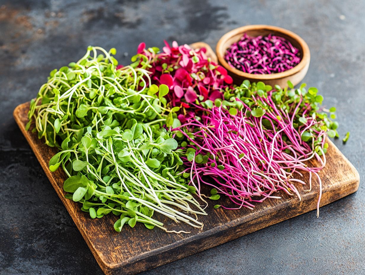 Infographic on Nutritional Benefits of Microgreens