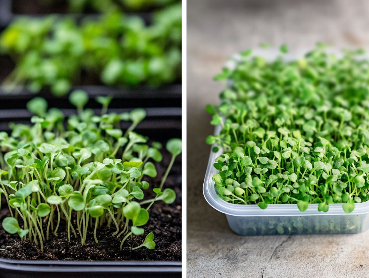 Conventional Microgreen Growing