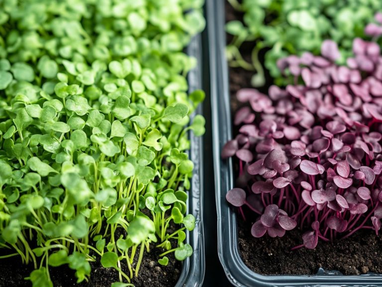 Organic vs. Conventional Microgreen Growing