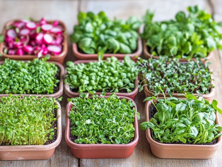 Quick Guide to Common Microgreen Varieties