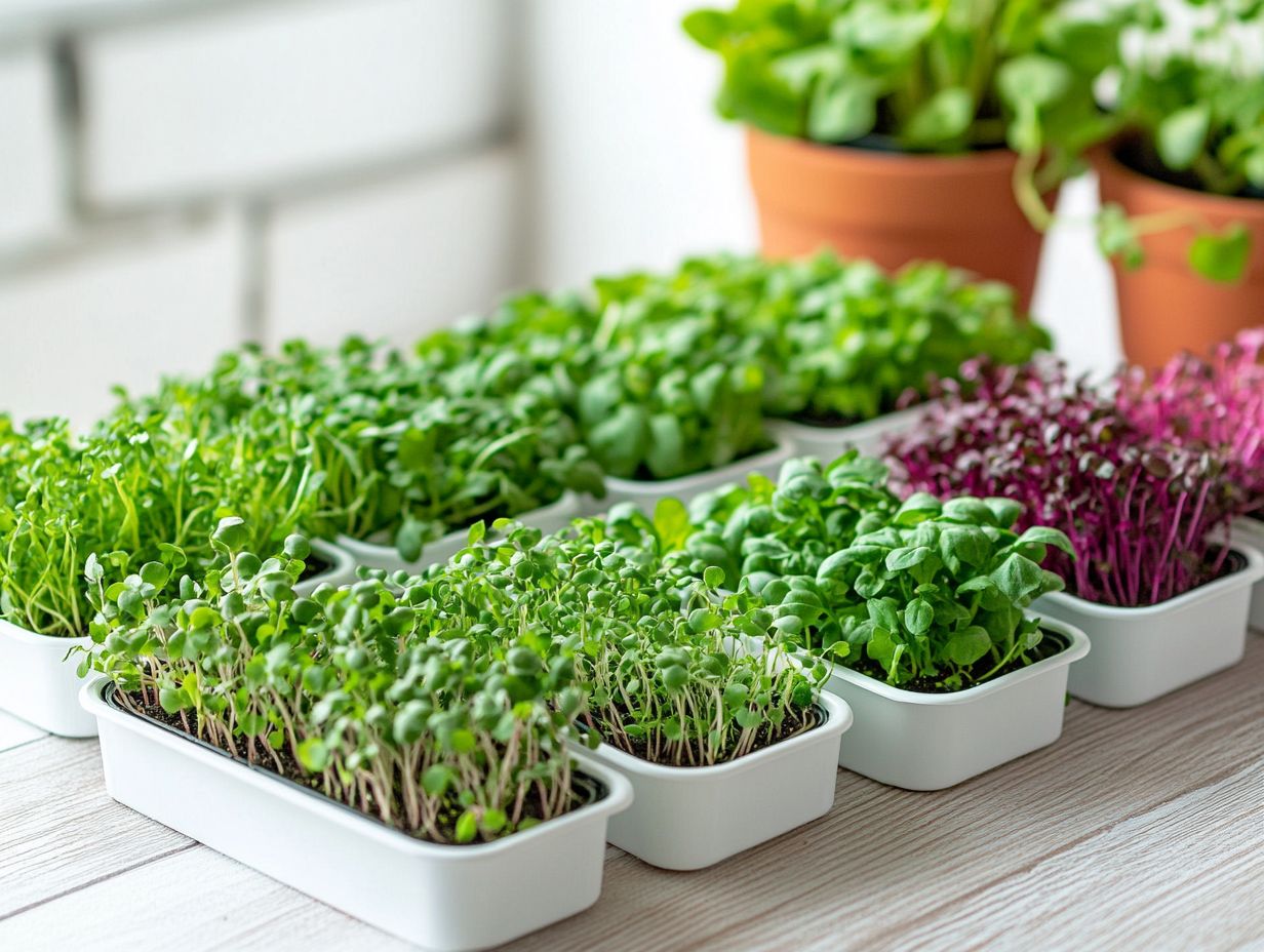 What are the benefits of growing microgreens?