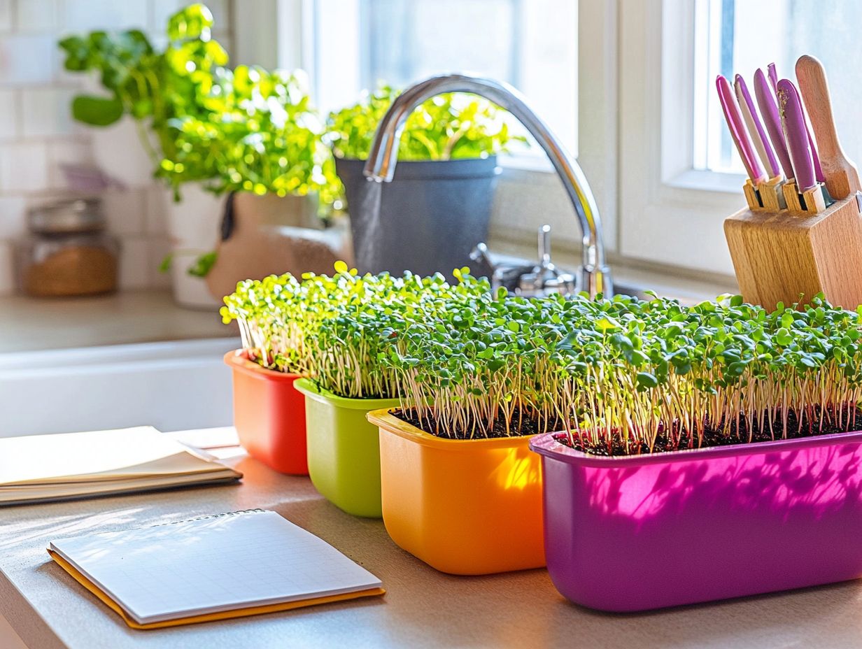 How to Store Microgreens