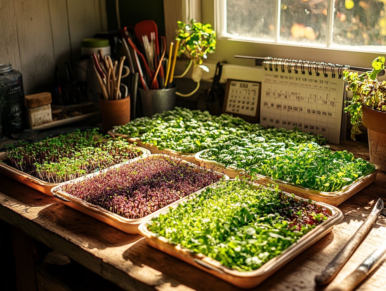 Growing Microgreens Step-by-Step Guide