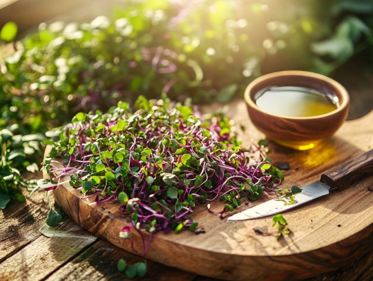 The Benefits of Cooking with Microgreens