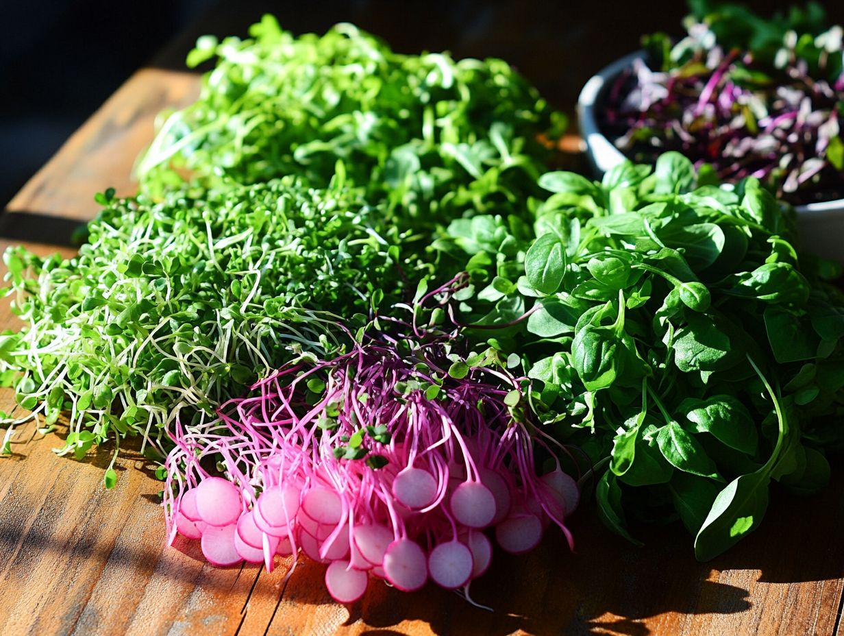 Potential Health Benefits of Microgreens