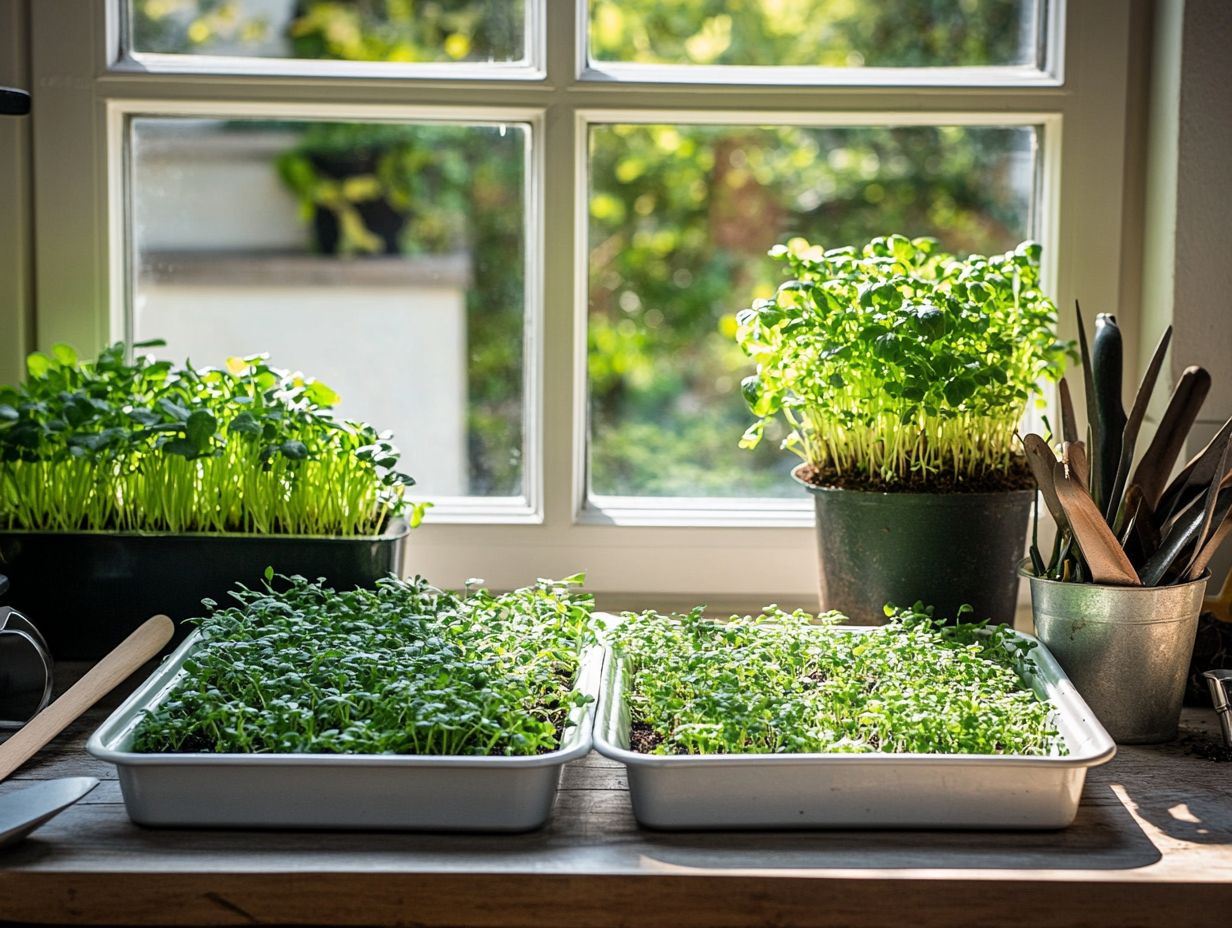 Why should I consider growing microgreens indoors?