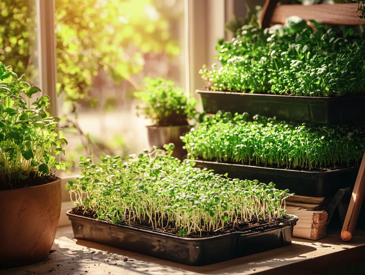 Benefits of multi-layer microgreen growing