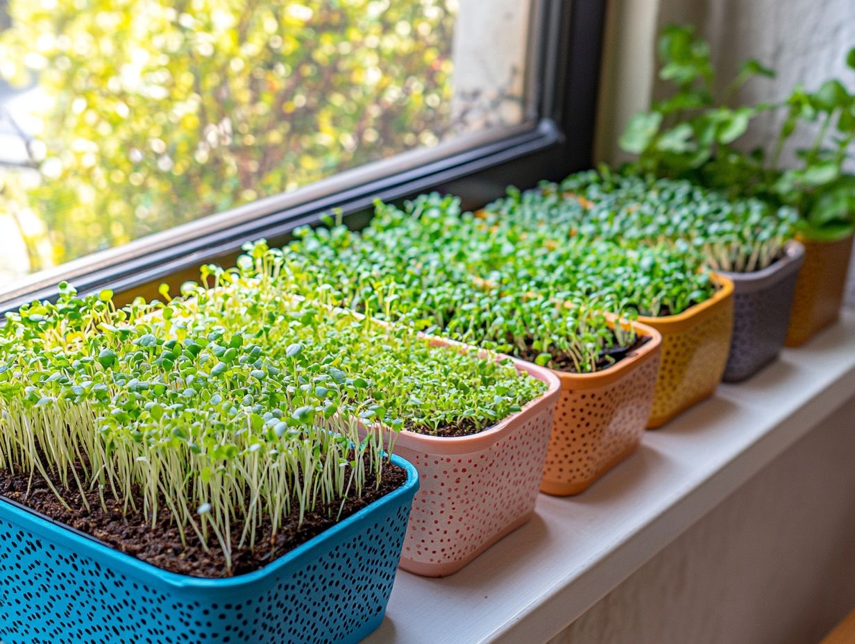 Discover the Best Containers for Your Microgreen Garden!