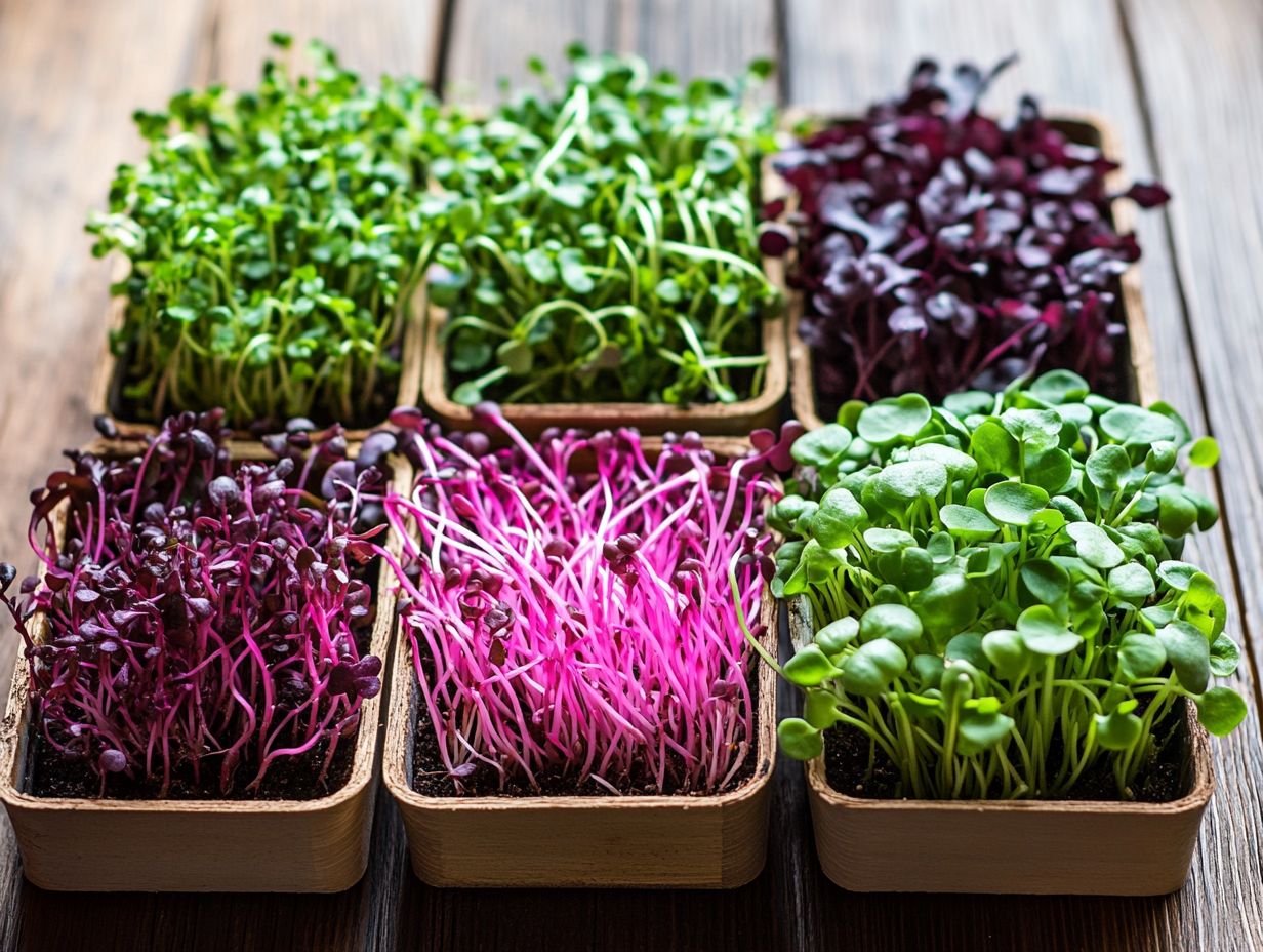 Fresh fennel microgreens ready for culinary creations