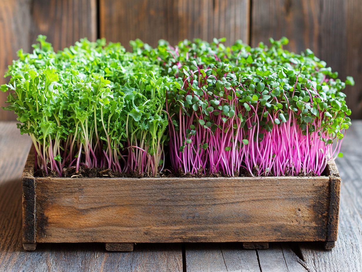 Health benefits of microgreens