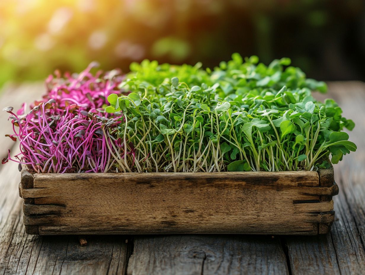 7. Cabbage Microgreens