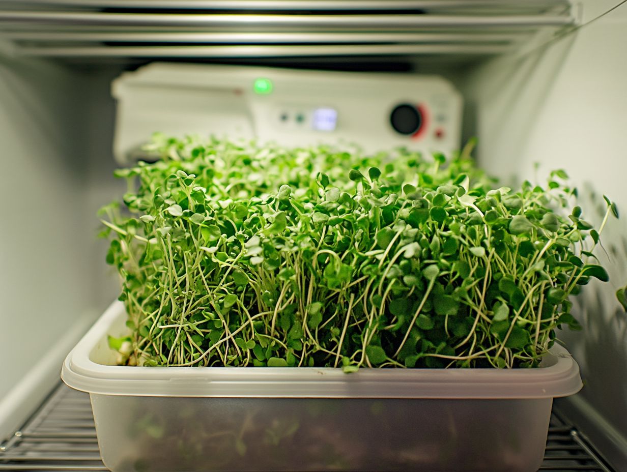 Ideal Storage Temperature for Microgreens