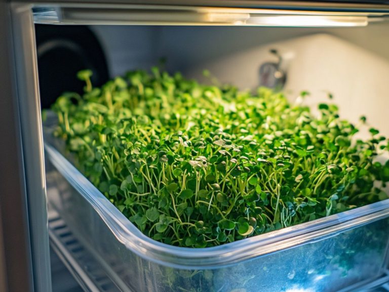 The Best Storage Temperature for Microgreens