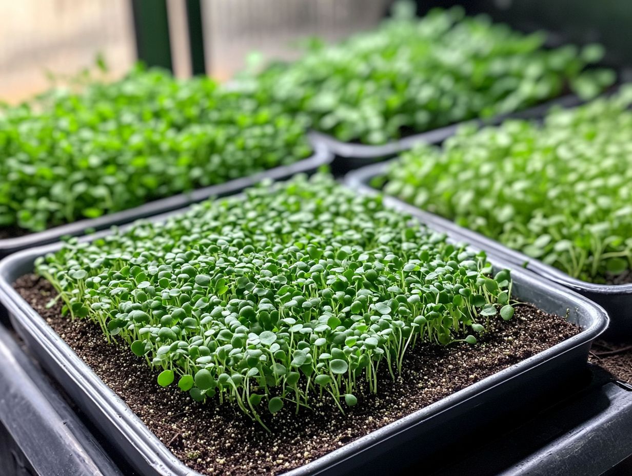 Image showing various soil-based mediums for microgreens