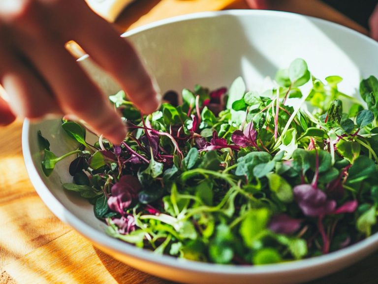 The Effects of Microgreens on Health and Wellbeing