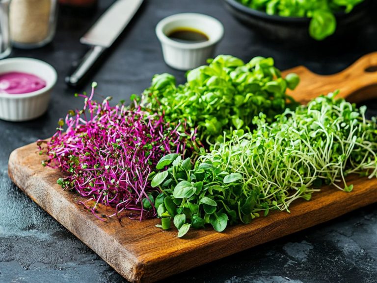 The Evolution of Microgreen Varieties in Cuisine