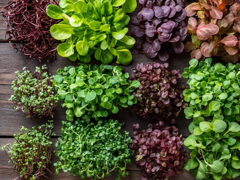 The Health Benefits of Colorful Microgreens