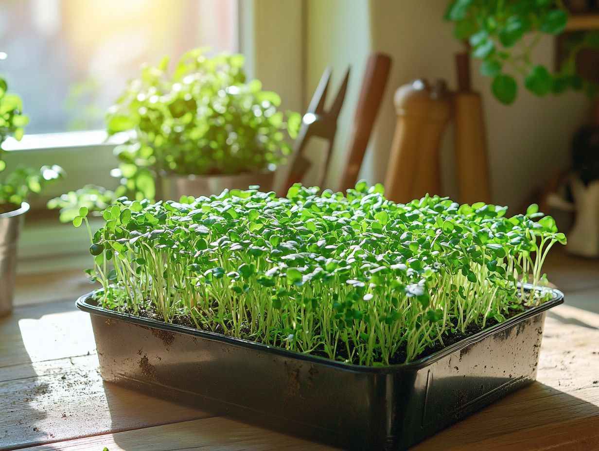 The benefits of growing your own microgreens