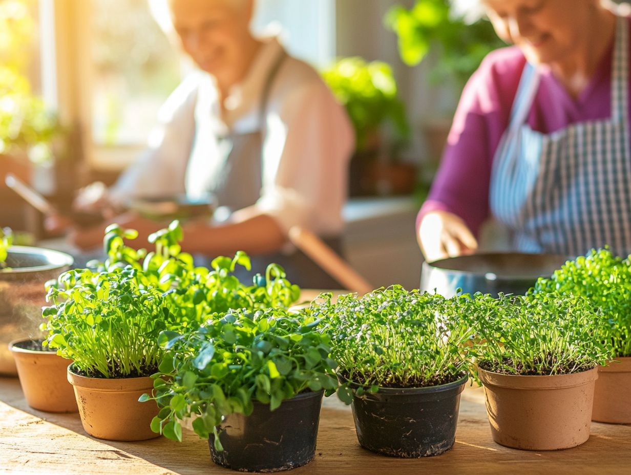 What are the health benefits of microgreens for seniors?