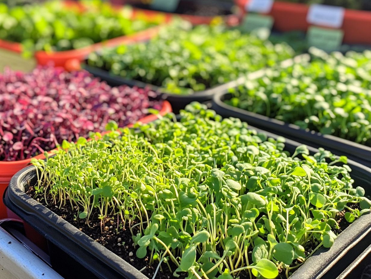 10. Arugula Microgreens