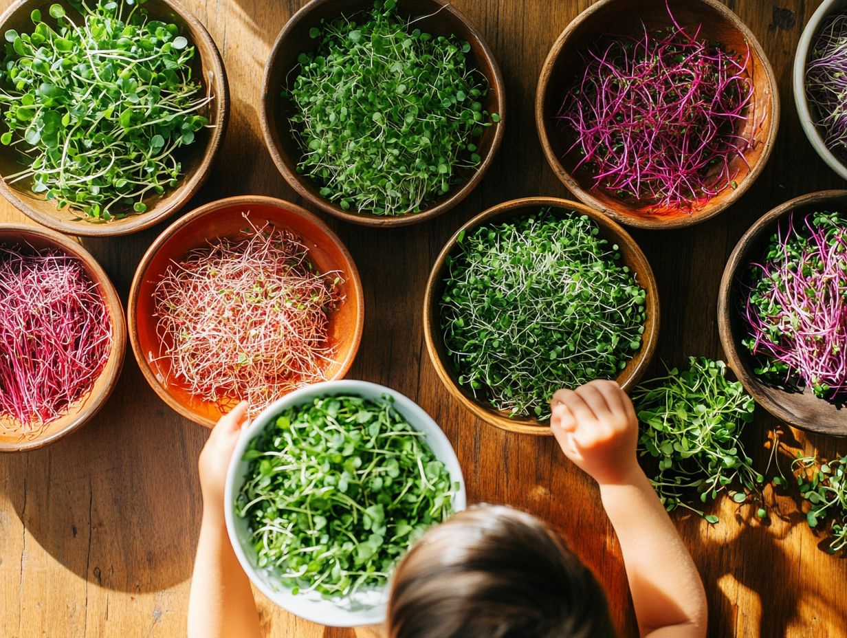 Growing Microgreens with Kids