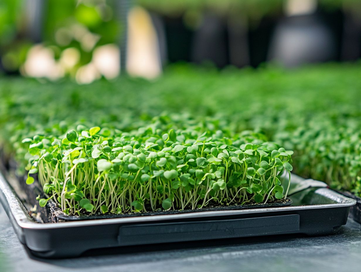 What is the perfect pH level for growing microgreens?