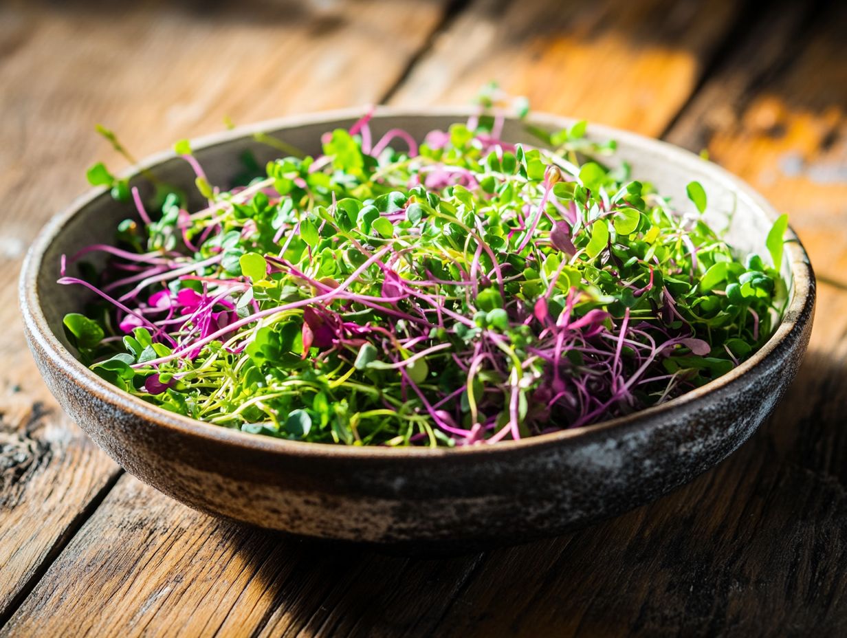 Creative ways to use microgreens in meals