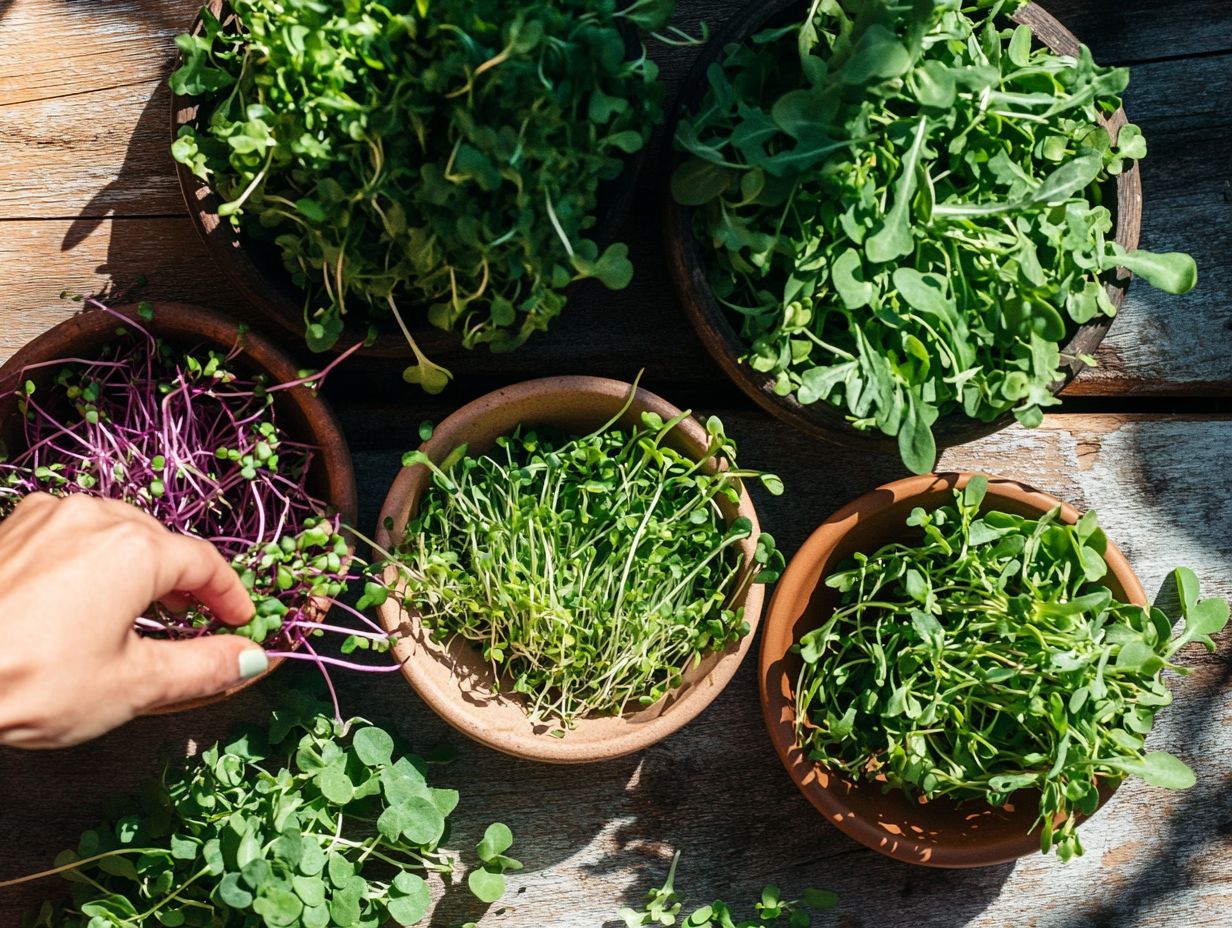 Microgreens provide numerous health benefits