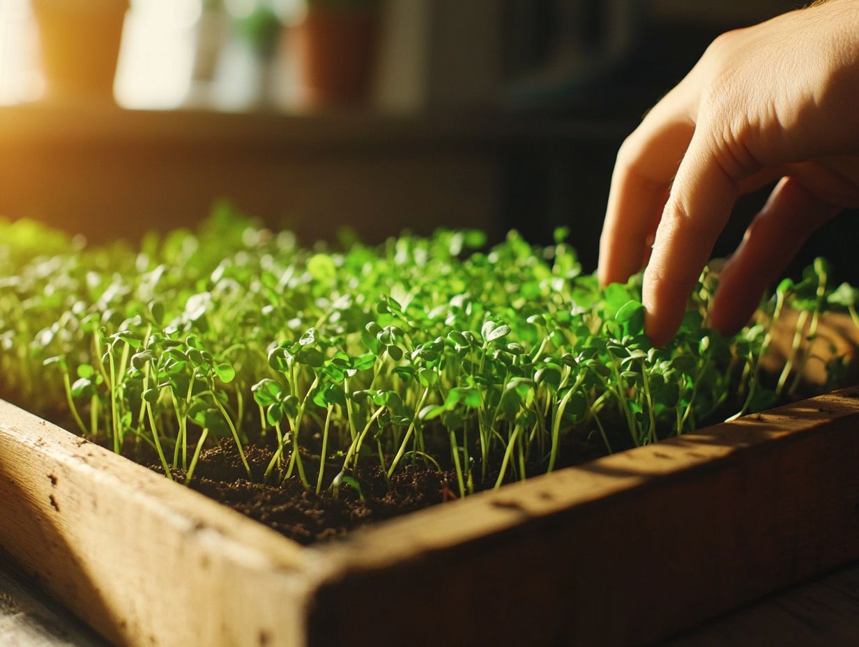 Growing Microgreens at Home