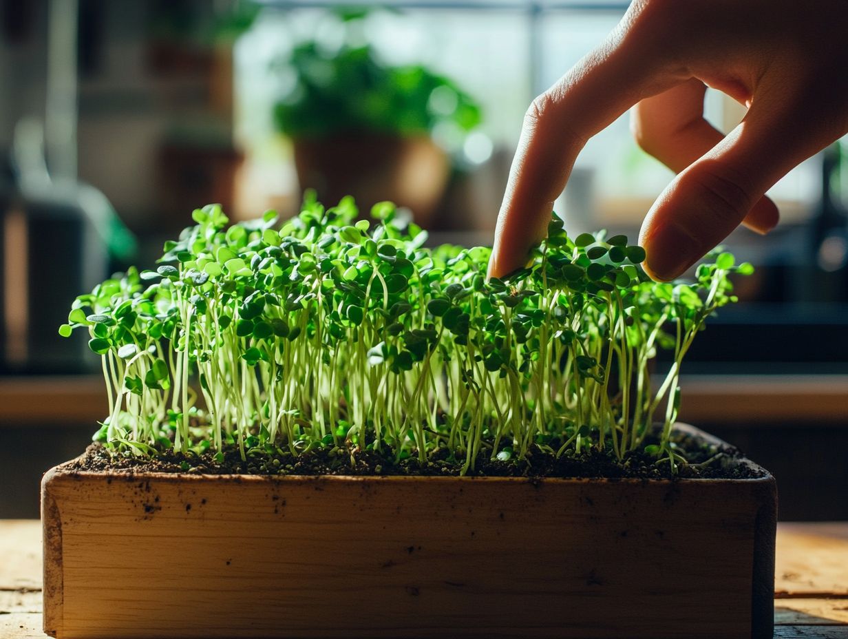 Key Takeaways about microgreens' benefits and sustainability