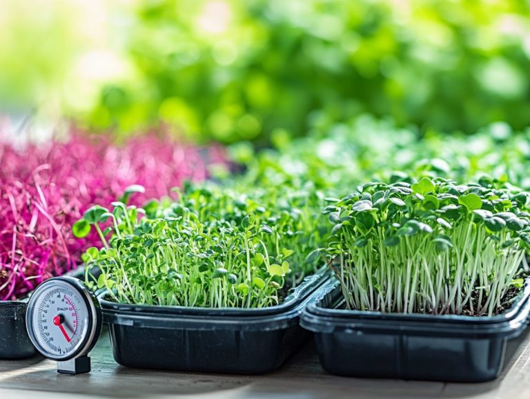 The Role of Temperature in Microgreen Growth