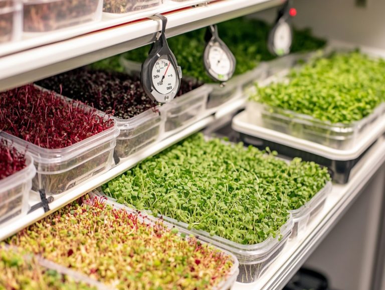 The Role of Temperature in Microgreen Storage