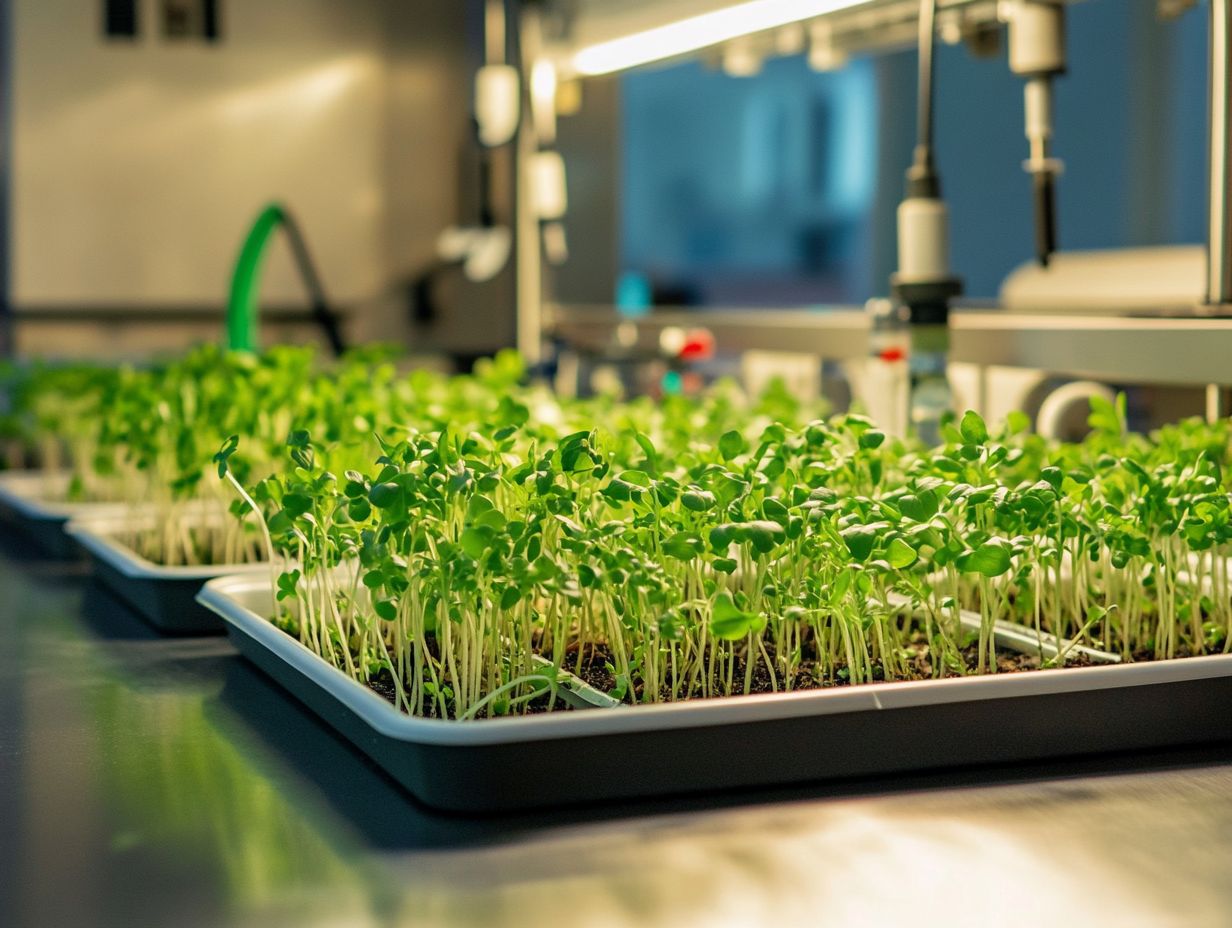 What are microgreens and how do they grow?