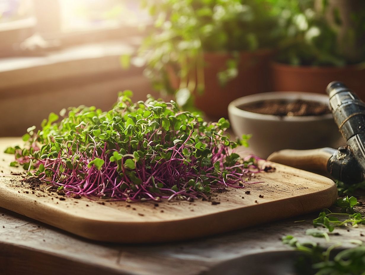 Cultivating Microgreens at Home