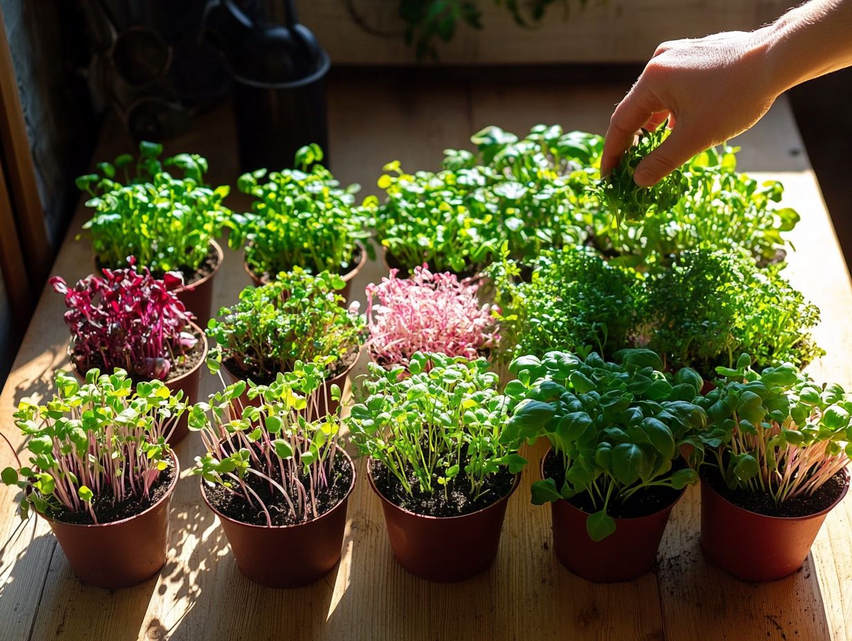 5. Radish Microgreens