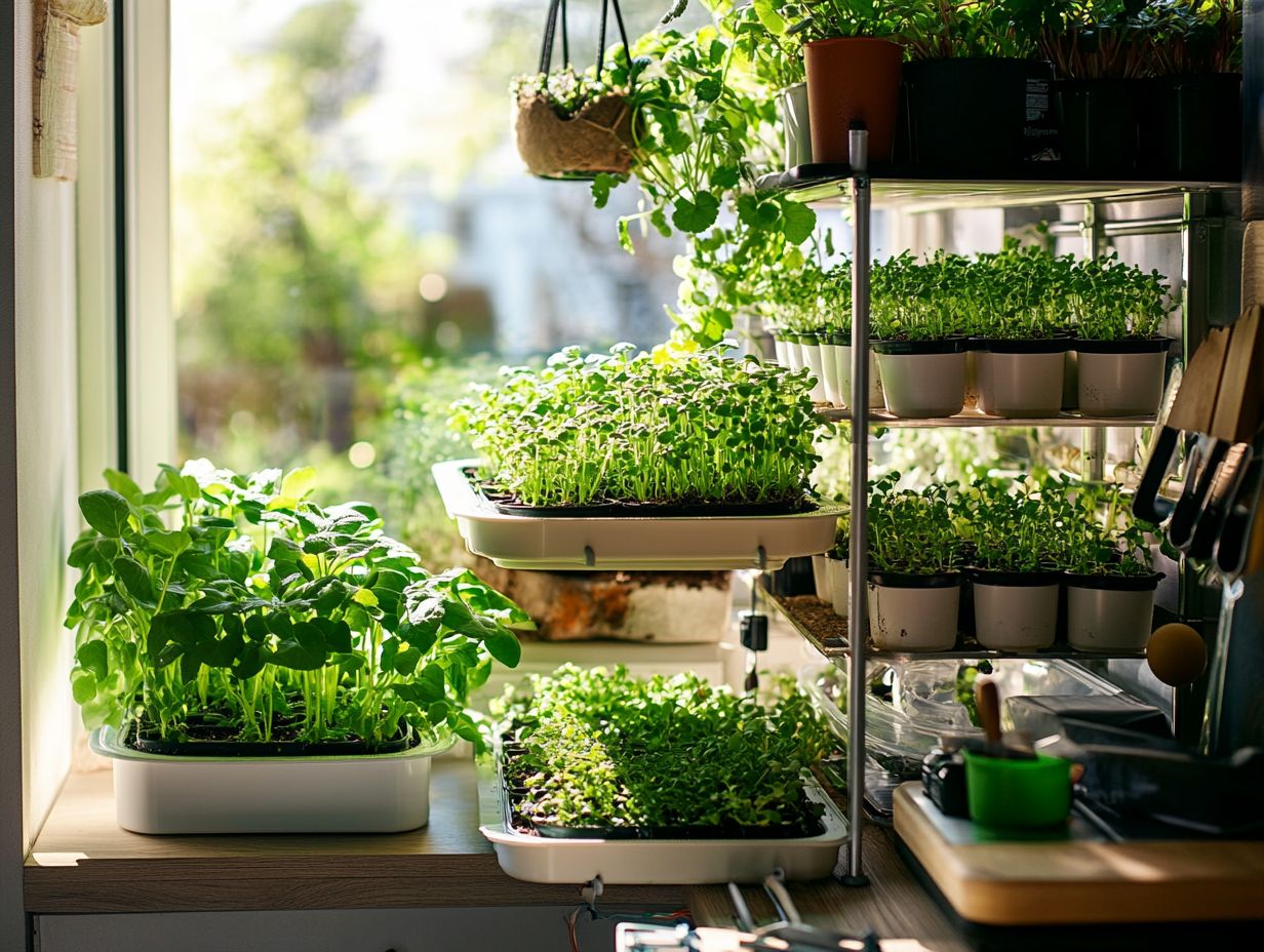 Hydroponic Systems for Growing Microgreens