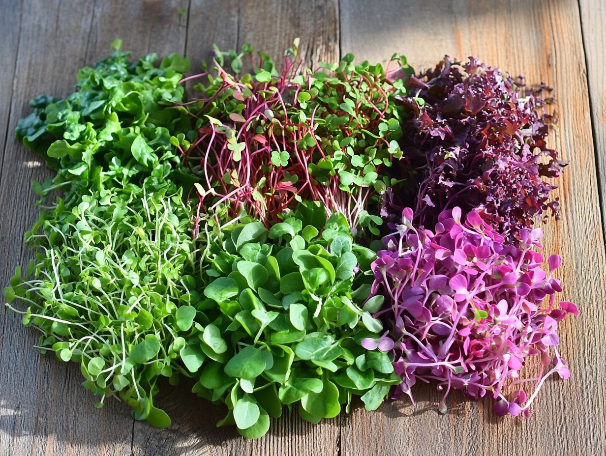 6. Cilantro Microgreens