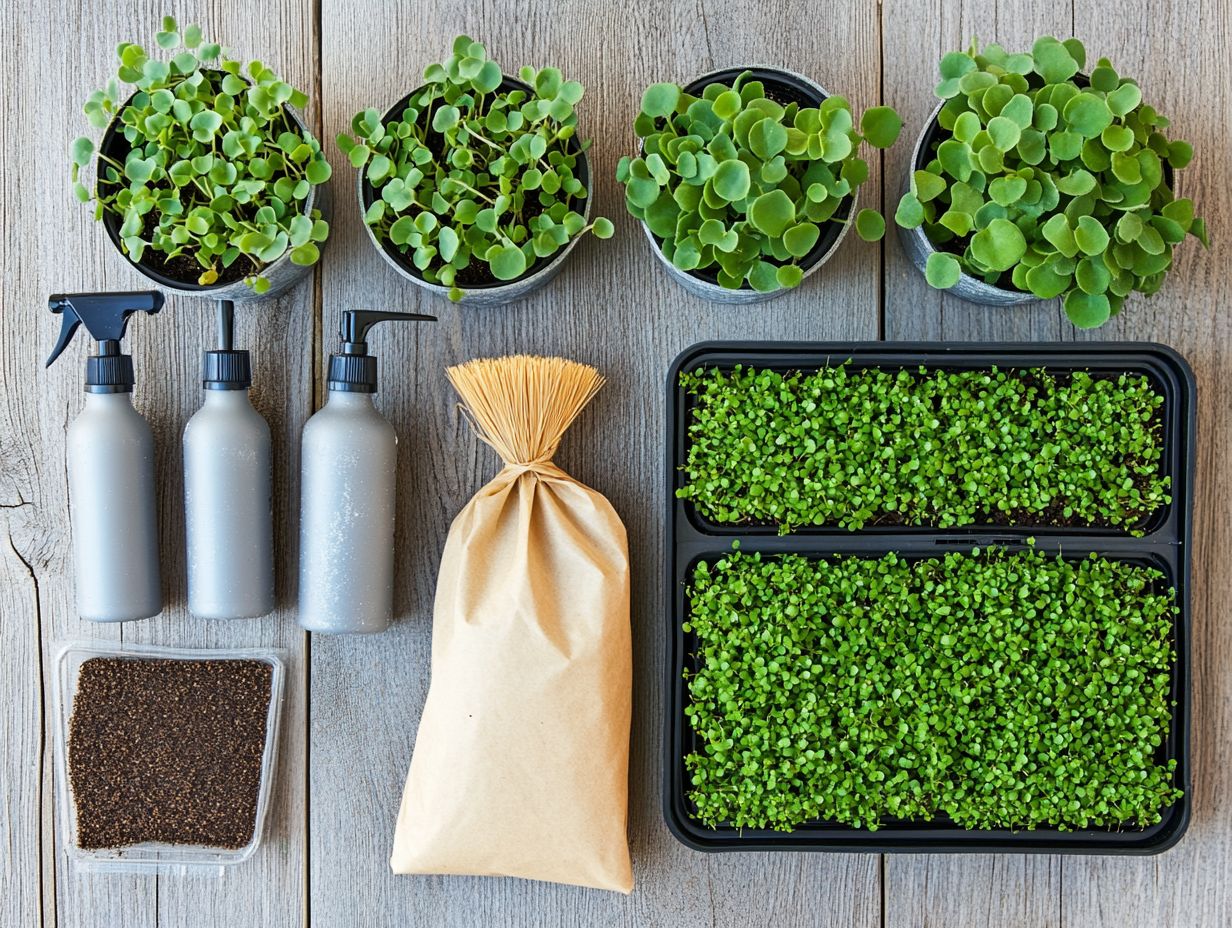 Image of a Timer used for Microgreens Growth Management