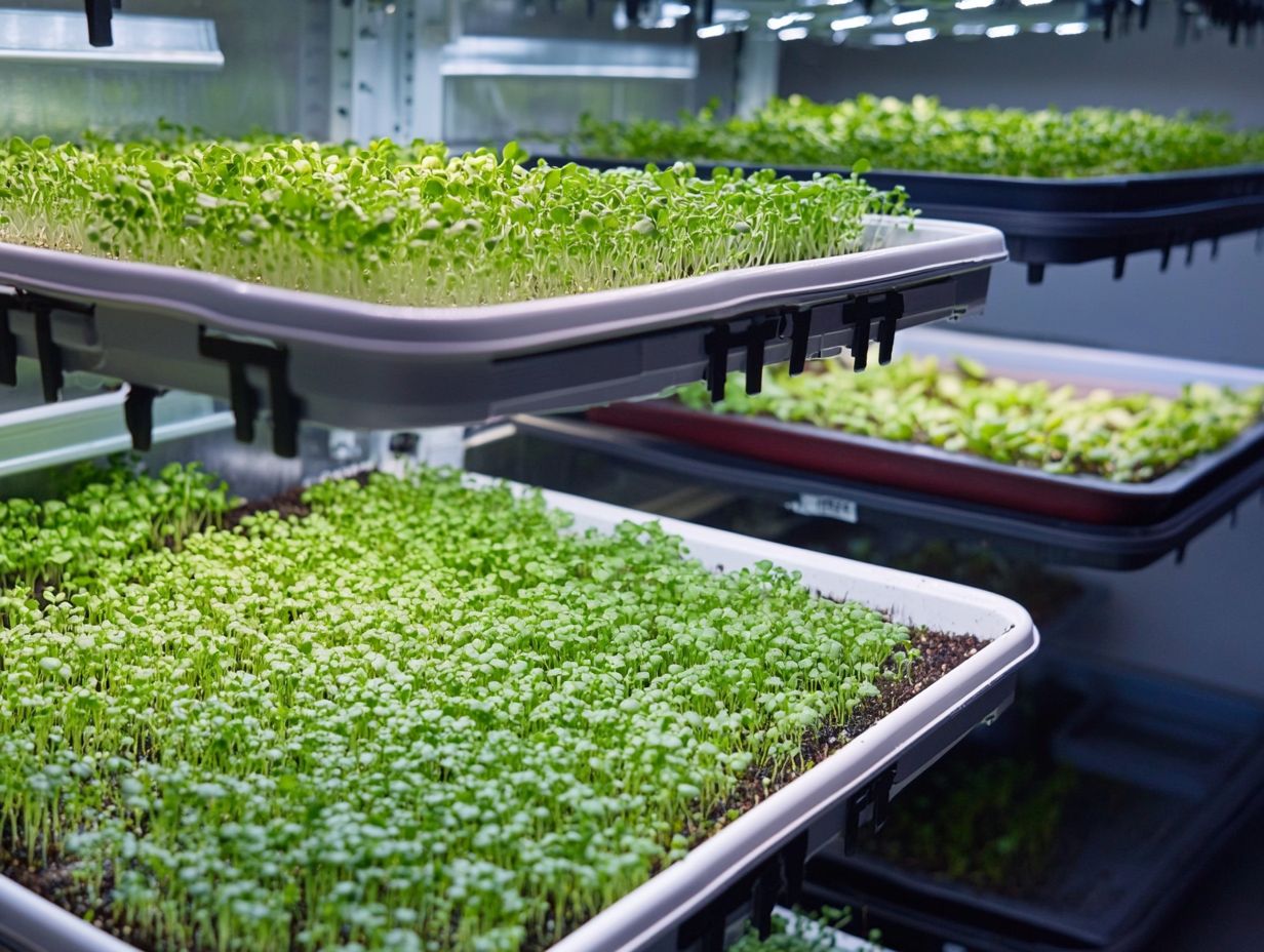 An example of a microgreens automated system