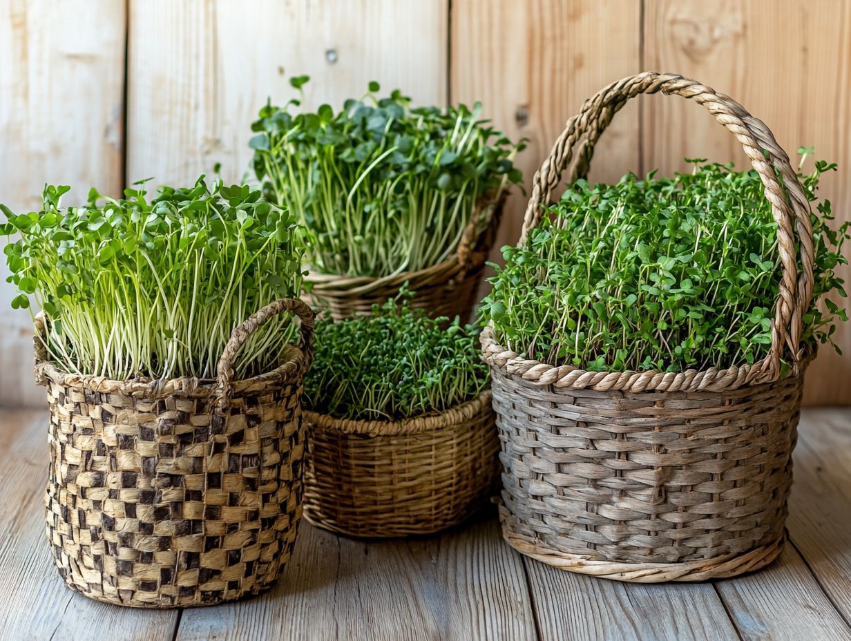 How Can a Harvesting Basket Help with Organizing and Storing Microgreens?