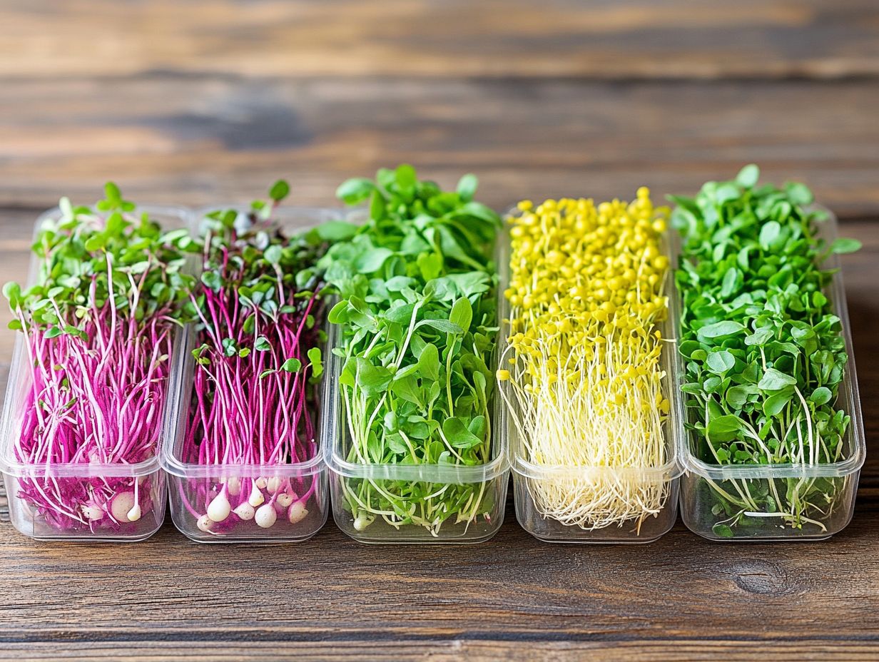 4. Radish Microgreens