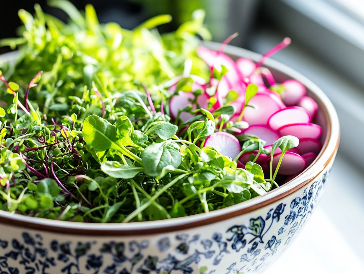 8. Beet Microgreens: A Colorful and Nutrient-Dense Option