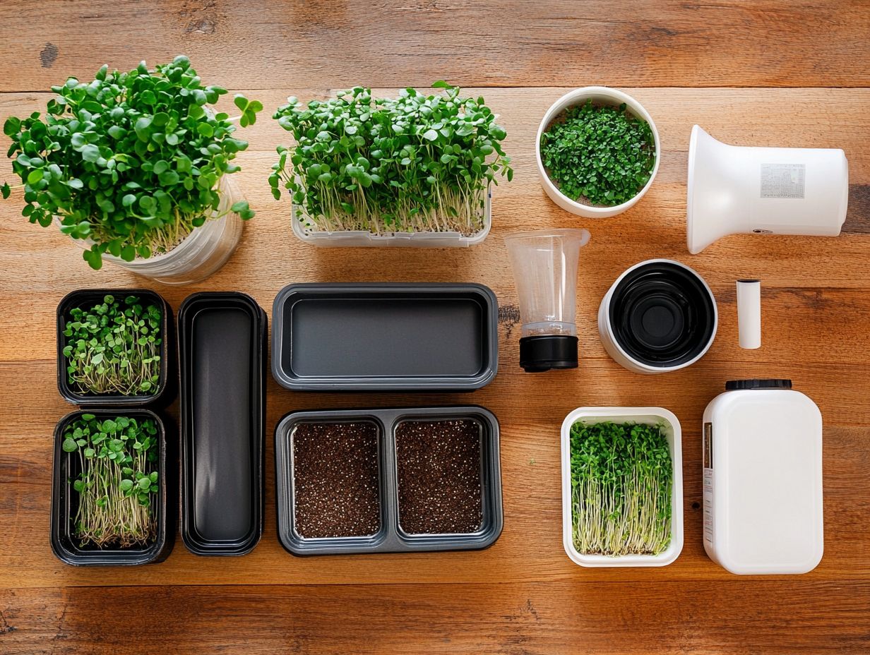 Steps for Growing Microgreens